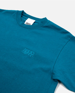 Bricks & Wood Ocean Tonal Logo Tee